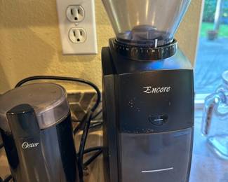 Oster and Encore coffee grinders