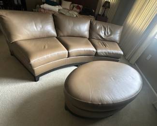 Dania brand couch with ottoman