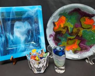 FR117VVintage Art Glass Decor