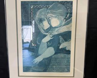 FR145THE WOMAN WITH DOVES By Sunol Alvar