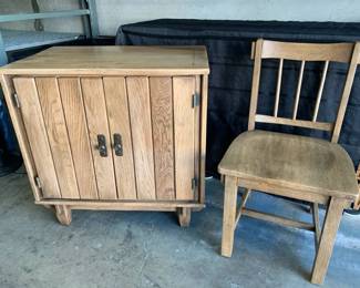 FR131Two Door Cabinet Chair