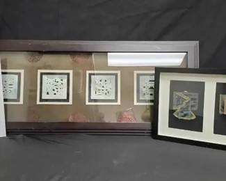 FR102Framed sculptural art
