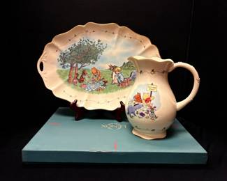 Lenox Winnie The Pooh Lemonade Stand Pitcher The Splendiferous Picnic Platter Fine Ivory China