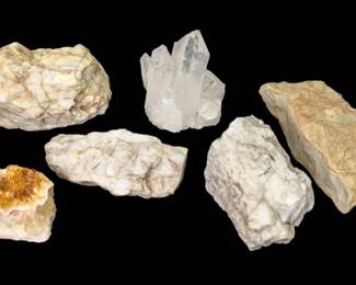 Quartz Crystal, Citrine Cluster More