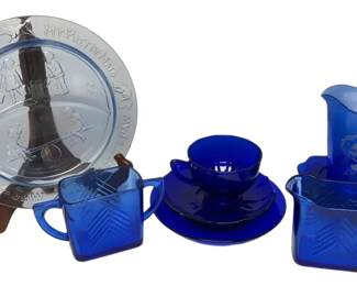 Cobalt Blue Depression Glass More