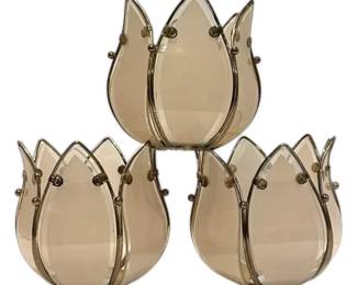 Three Pink Lotus Lamp Shade Replacements