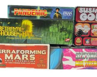 Fish Go, Pandemic More Board Games