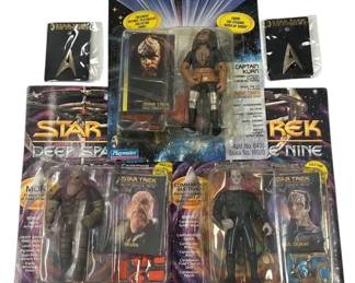 Star Trek Deep Space Nine Action Figures And Pins