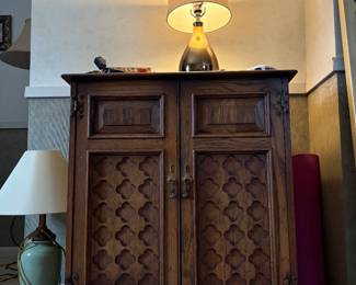 Cabinets and lamps available