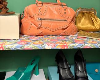 Leather bags and women's dress shoes