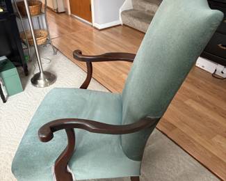 Side view of spiral chair