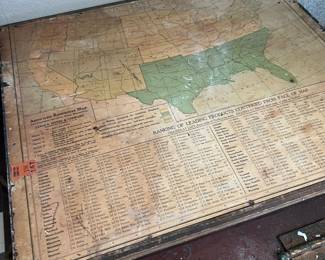 Kids map lap table