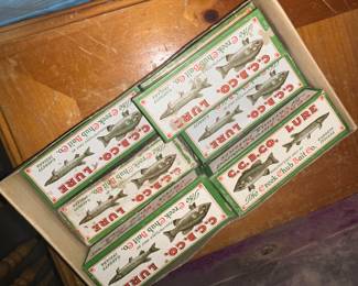 Vintage new stock fishing lures