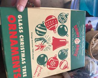 Vintage Christmas ornaments