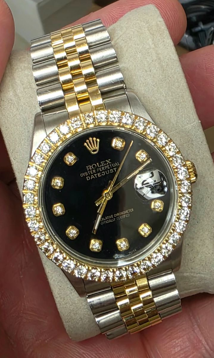 rolex diamond watch