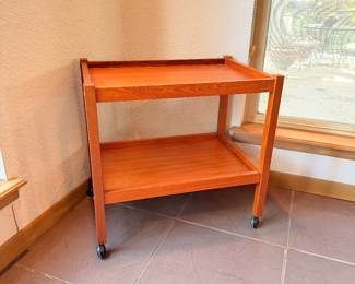 Mid-century modern bar cart