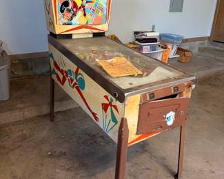 Vintage pinball machine