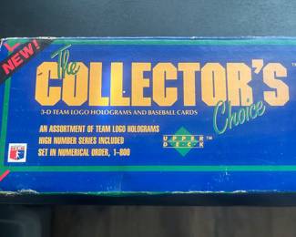 1989 Collectors Series Baseball Cards