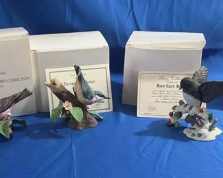 Lot 3Five Lenox Birds