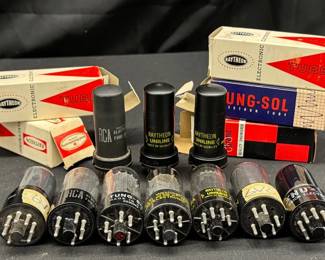 10 Vintage 6V6 Vacuum Tubes RCA, TungSol, Westinghouse, etc.