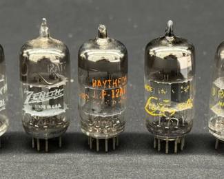Five 12AT7 Audio Ham Radio Tubes Untested