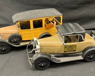 Jim Beam Whiskey Decanters 1920s Ford vehicles