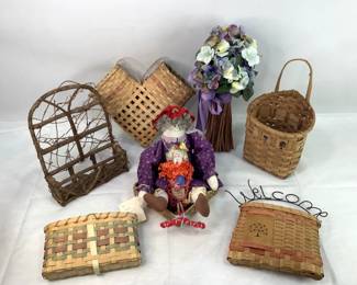 Vintage Baskets & Dolls