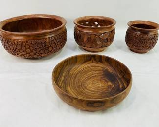 Hand Carved Wooden Bowls