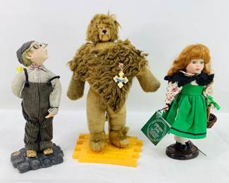 Vintage Cowardly Lion Figure by Presents, Collectible Irish Doll &