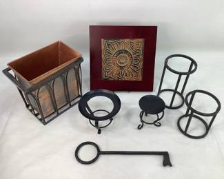 Wall Art, Planter, & Candle Holders