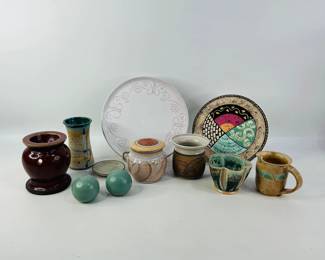 Pottery, Sasaki Salt & Pepper Shakers, An Furio Trivet