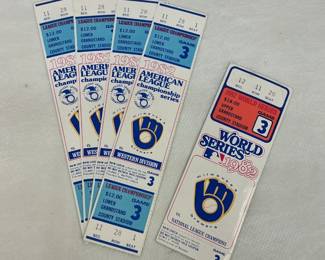 1982 ALCS & World Series Tickets