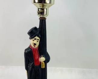 Vintage Charlie Chaplin-Style "Drunk Hobo" Bar Lamp
