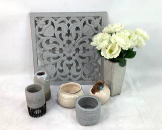 Stoneware Vases, Tealights & More