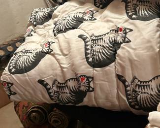 Kliban cat comforter