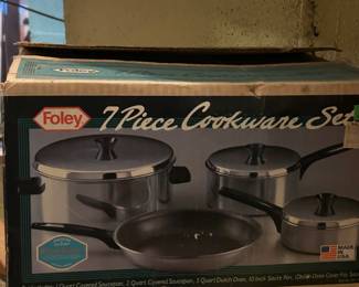 New old stock pots and pans - never used