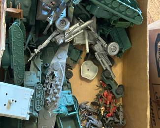 Army tanks and ships