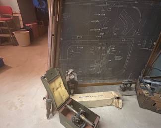 Antique Bostrom Brady Survey with stand 