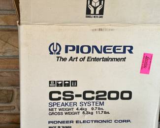 New old stock Pioneer speakers