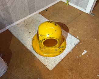 basement room to the right of the basement stairs.