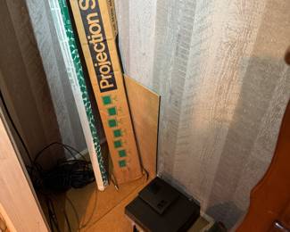 basement room to the right of the basement stairs.