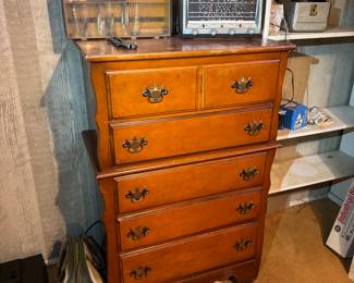 basement room to the right of the basement stairs.