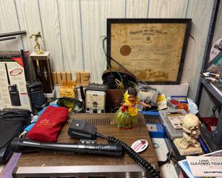 basement tool room straight at the bottom of the stairs.