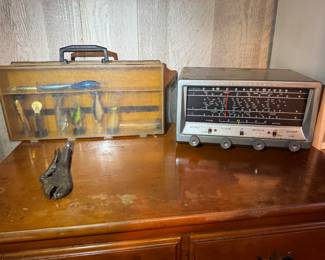 basement room to the right of the basement stairs.