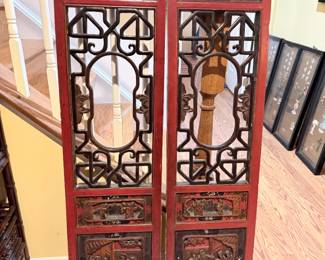traditional Chinese screen/door