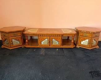 8600 Coffee Table and 2 End Tables