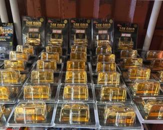 6174 Racing Champions 24k Gold Plated Commerative Series Hot Rod DieCast Cars