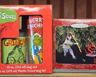 6032 Dr. Seuss Mug Set Disney Mulan Ornaments