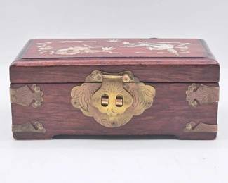 1900 Wooden Jewelry Box