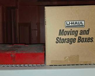 6500 Tool Box, Putty Knifes, Mallots Tape Measures